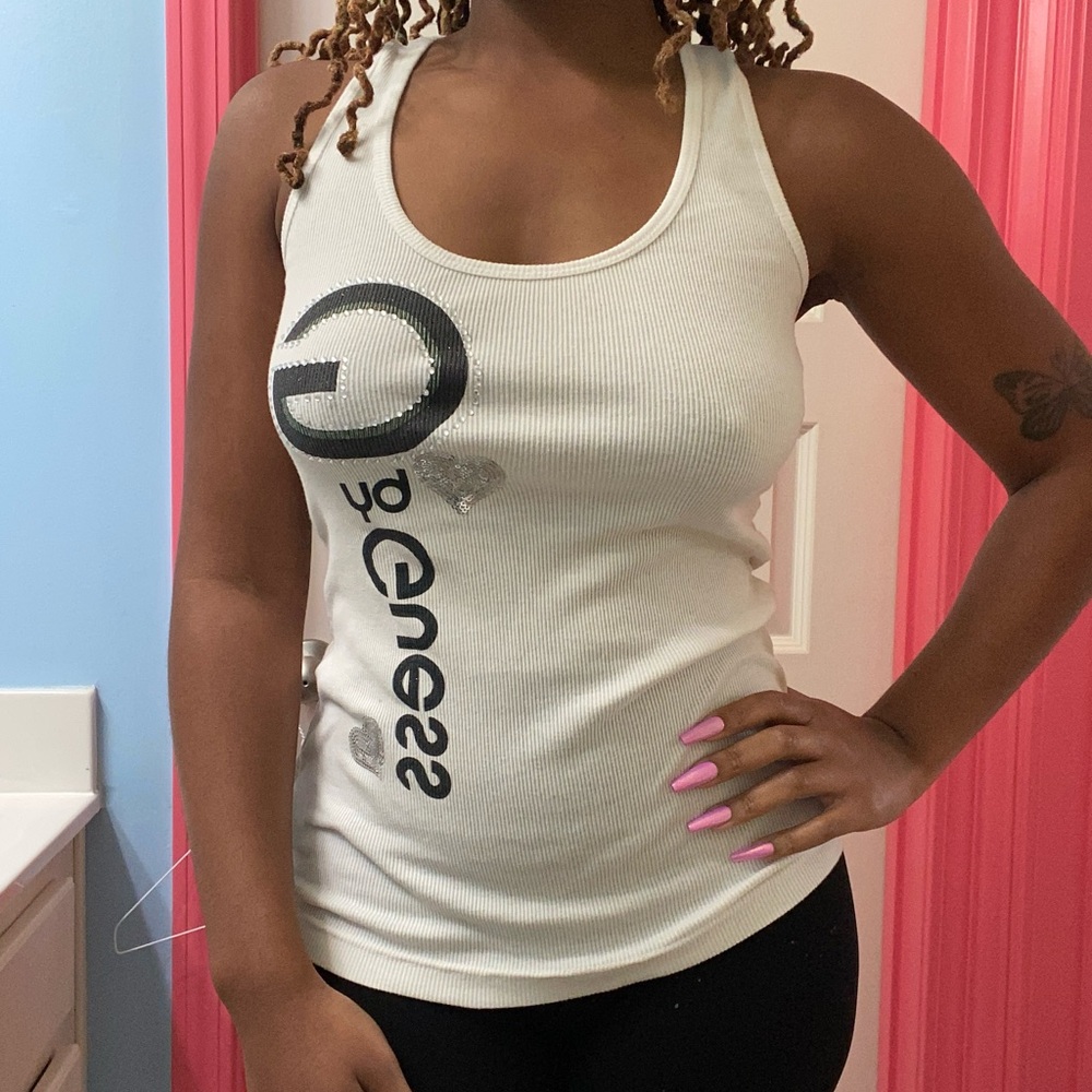 White G by Guess Tank Top 🤍✨